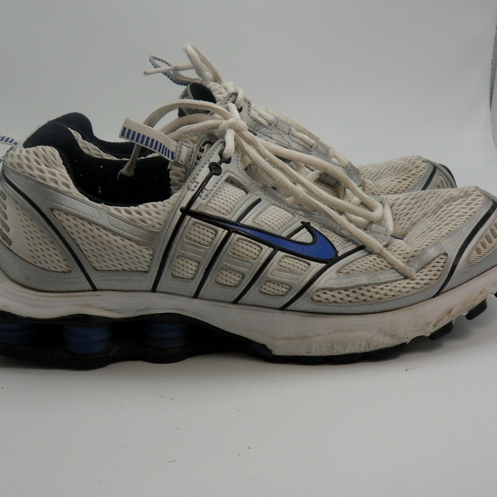 Nike Shox Blue Gray White Womens 11 Zoom Air NZ